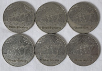 Vintage SitMar Cruise Line Casino Gaming Tokens , Six (6) Tokens