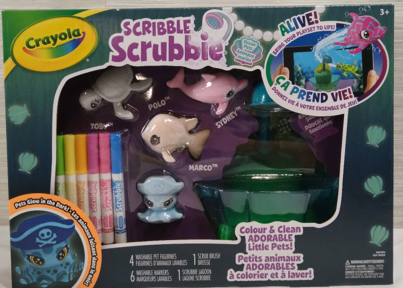 New Crayola Scribble Scrubbie Clean Adorable