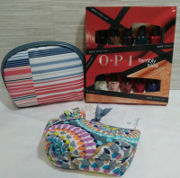 2 New Handbags Conair Consumer & Vera Bradley & New O.P.I Terribly nice 10 Pack 3.75ML Nail Lacquer