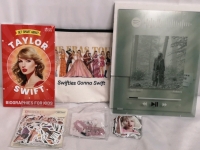 New TAYLOR SWIFT Stickers, Plaque, Make Up Case, Book & Bracelet