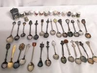 Vintage Souvenir Spoons & Thimbles