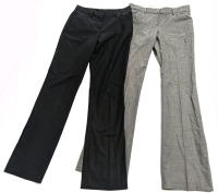Unknown Sizes | Ladies THEORY Max 2 Urban Wool Blend + Heather Grey Trousers / Dress Pants | Max 2 Made in USA
