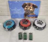 New - Wisdom Panel Dof DNA Collection Kit & Three (3) Dog Training Buttons w/Batteries