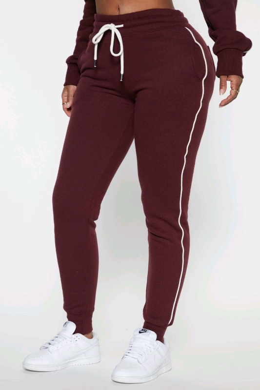 New Ladies 3XL | FashionNova Tennis and Chill Fleece Joggers Jogging Pants