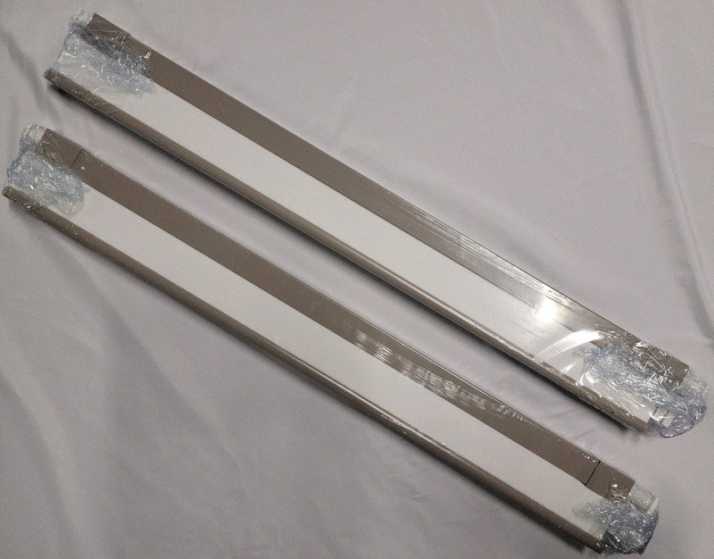 New , Sealed - Two (2) 28"&times;72" White & Beige Window Blinds .