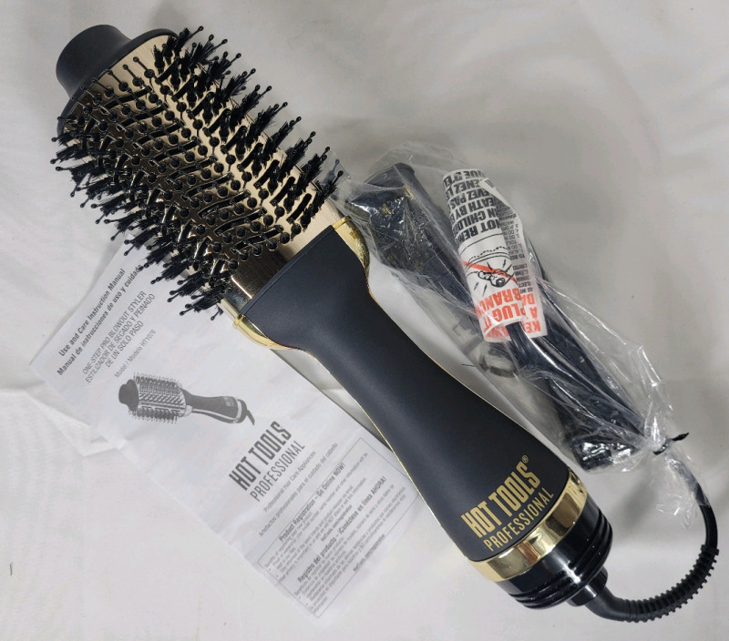 New , No Box - Hot Tools Professional One-Step Pro Blowout Styler , 3-Settings : Cool , HI , Low . Tested Working