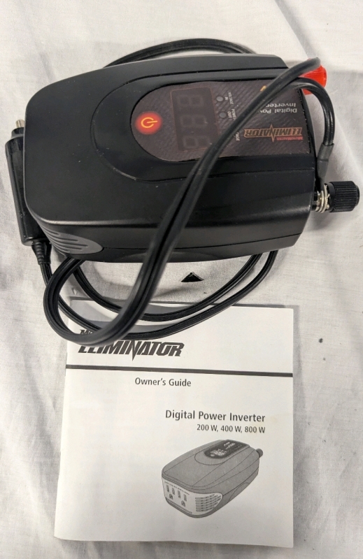 Excellent Condition MotoMaster Eliminator 200 Watt Digital Power Inverter.