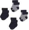 8 New Pairs Size 0-3 Months | Noppies Baby Organic Cotton Baby Socks | 2 Packs of 2 Pairs Each (8 Pairs Total)