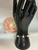 18K Yellow Gold Fresh Water Pearl Bracelet stamped 750 Mark for Francesco Piotto 7 - In with 8 Pearls at 8mm - 2