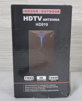 New - Indoor / Outdoor HDTV Antenna HD019 . 4K Ultra HD / 1080P HDTV