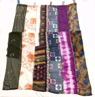 New Colourful Patchwork Boho Chic Sheer Doorway Porti&egrave;re Curtain / Single Curtain Panel | 42" x 84" Long