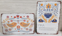 2 New Nature Metal Signs - 12"X8"