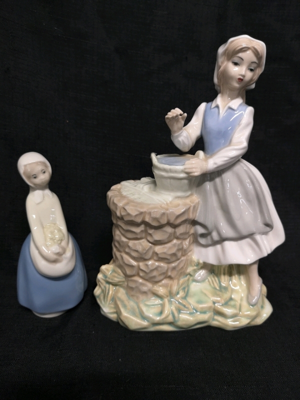 Tengra & Rex Porcelain Figures - Made in Spain