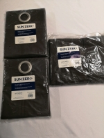 3 New Sun Zero Curtains 40 by 84"