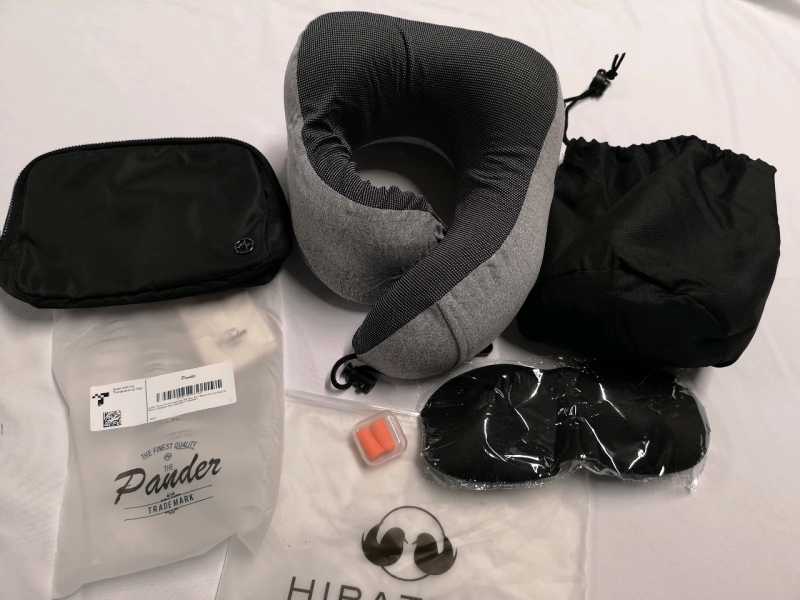 New Pander Fanny Pack & New Hibatlan Travel Pillow Memory Foam