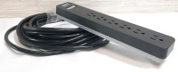 New APC Schneider Electric Six Outlet Power Bar Surge Protector with 12 Feet Cord