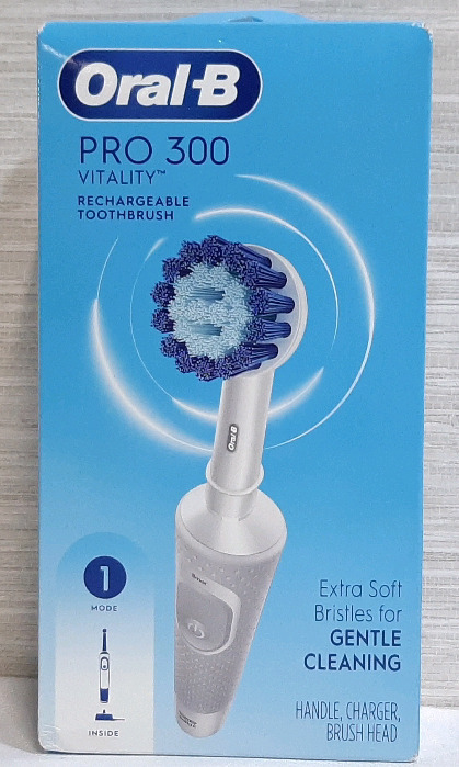 Brand New Oral B Pro 300 Vitality Rechargeable Rotary Toothbrush