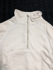 New Size Small (Oversized) | &frac34; Zip Crop Front Pocket Cotton Mix Sweatshirt - 2