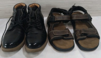 2 New Pairs Of Shoes George Casual Size 11 and Weather Spirits size 11 Open Toe Shoe