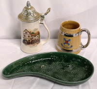 Beer Steins & Serving Dish - Wade, McCoy, & Hull