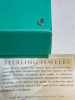 New Carolyn Pollack Sterling Elongated Oval Picture Jasper Ring Size 6 - 8