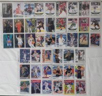 Multi-Sport Trading Card Singles Lot . Hockey , Baseball , Basketball & Golf . 45 Trading Cards
