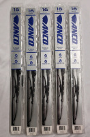 New - Five (5) ANCO 16" Redi-Fit Wiper Blades # 97-16