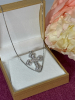 925 Sterling Silver PAJ CZ Stamped Exquisite Classic Cross Pendant Huge Sparkle 925 Italy PAJ Box Chain 18 Inches