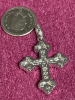 925 Sterling Silver PAJ CZ Stamped Exquisite Classic Cross Pendant Huge Sparkle 925 Italy PAJ Box Chain 18 Inches - 2