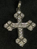 925 Sterling Silver PAJ CZ Stamped Exquisite Classic Cross Pendant Huge Sparkle 925 Italy PAJ Box Chain 18 Inches - 5