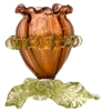 Astounding Rare Vintage URANIUM GLASS Flower Vase | 3.5" Tall - 2