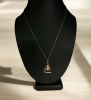 Sterling Sailboat Stamped Pendant on 925 Sterling 18 Inch Chain - 2