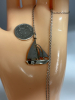 Sterling Sailboat Stamped Pendant on 925 Sterling 18 Inch Chain - 5