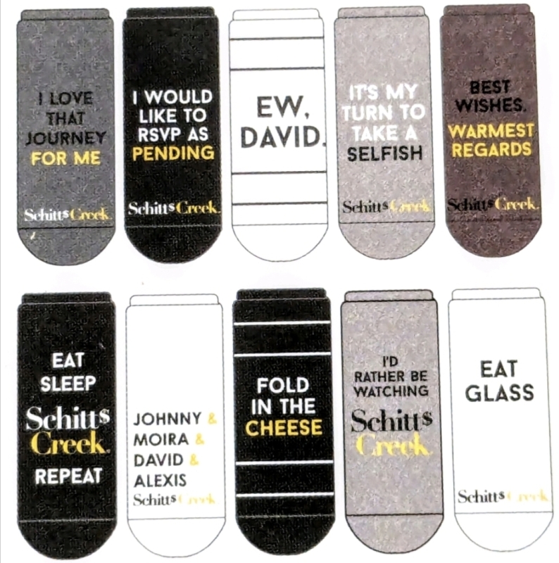New Shoe Size 4-10 | 10 Pairs of SCHITT$ CREEK Low Cut Socks | Fold in the Cheese!