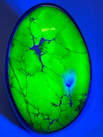 Amazing Luminous Glowing Green Starement Ring Size 7.5