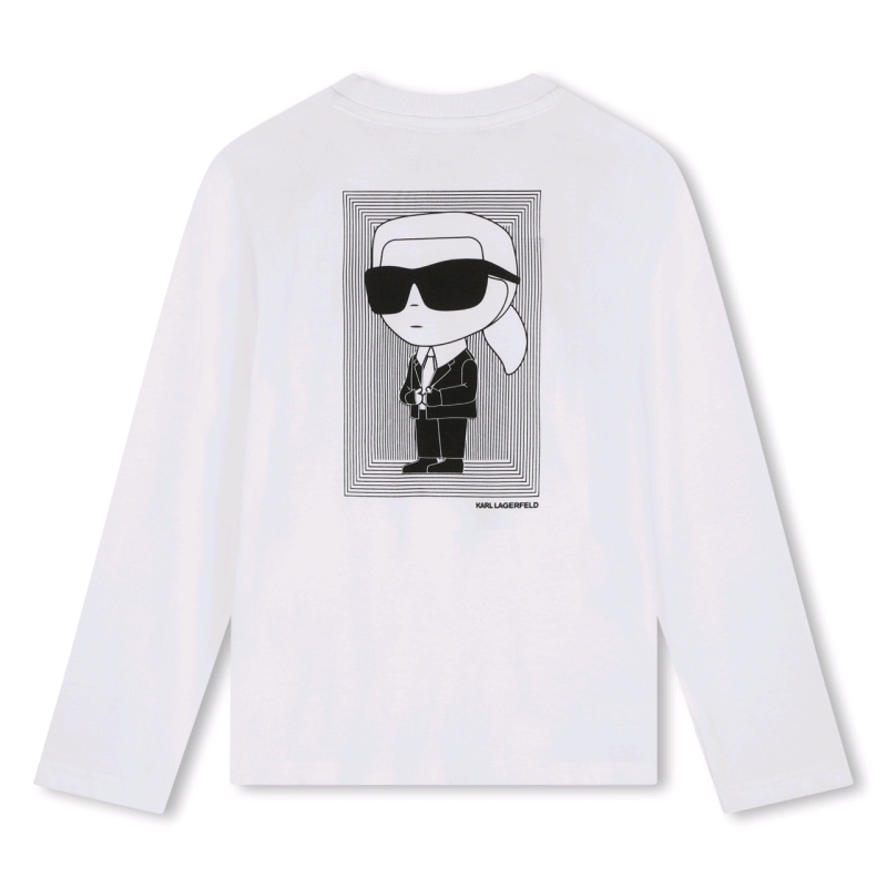 New Size 12 (150cm) | KARL LAGERFELD KIDS Ikonik Karl Long-sleeved T-shirt | Retails for Over $80!