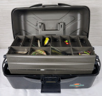 Flambeau Outdoors Fishing Tackle Box with Contents .