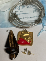 Denise Amontree Wrap Bracelet Carved Sailboat Pendant Adorable Winnie the Pooh Disney Square Enamel Pendant