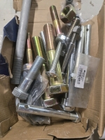 15+Pcs Asserted Hardware Lot | Largest Bolt Measures 12.5" Long