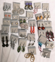 30 Pairs Of Pierced Earrings