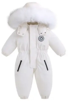 New Baby / Child Size 12 Months (?) | AMJAMJ BEAR Warm & Cozy One-Piece Snow Suit w Attached Hood