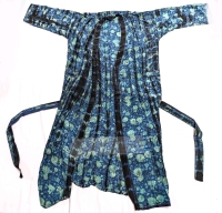 Stunning New Ladies Size Large /XL(?) | Hand-Dyed Presumed Silk Kimono-Style Robe / Duster w Belt