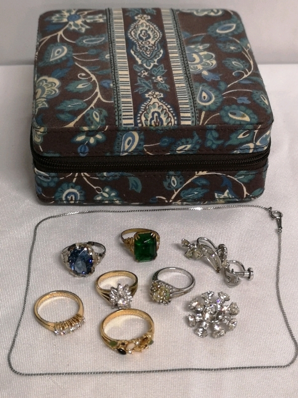 Gold Plated & Sterling Jewelry - Rings & Things with Travel Case