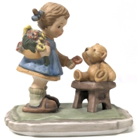1998 Goebel Berta Hummel "With Love" BH 66 Porcelain Figure | 4" Tall