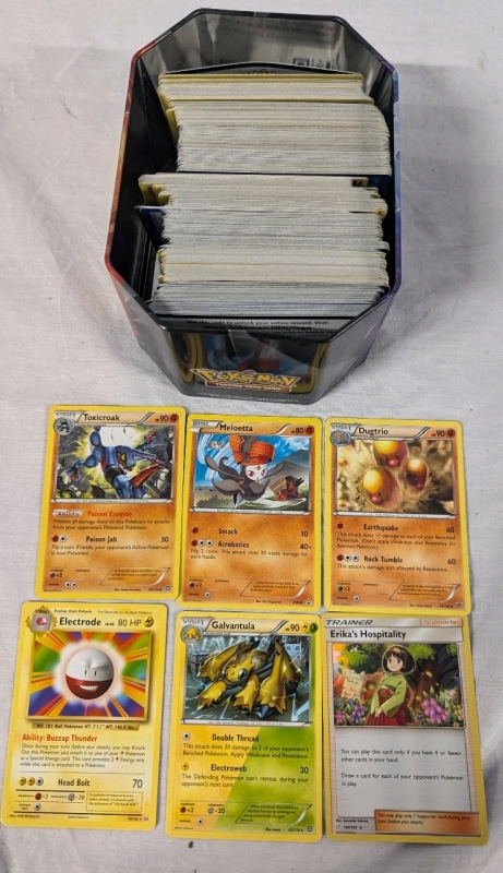 300+ Pokemon Trading Cards. Rares and Foils Present.