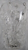 Floral Glass Vase Etched Glass Design - 2