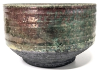Signed Gorgeously Iridescent Copper Glaze Black Pottery Bowl TERRY OSBORNE Local Hamilton Niagara Potter | 6" Diameter x 4" Tall