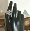 Signed RSC 925 Sterling Silver Cubic Zirconia Dazzling Ring Size 8 - 4