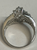 Signed RSC 925 Sterling Silver Cubic Zirconia Dazzling Ring Size 8 - 5