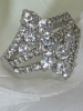 Signed RSC 925 Sterling Silver Cubic Zirconia Dazzling Ring Size 8 - 6